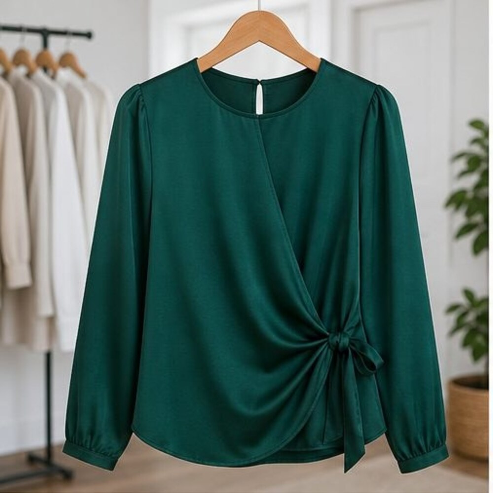 Emerald V Neck Top